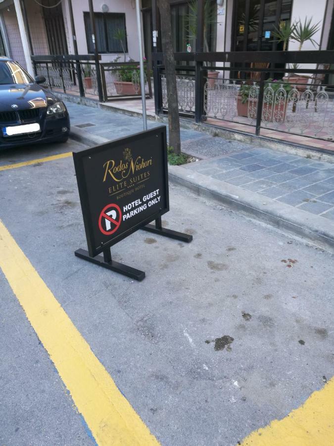 Rodos Niohori Elite Suites Boutique Hotel Rhodes City ภายนอก รูปภาพ